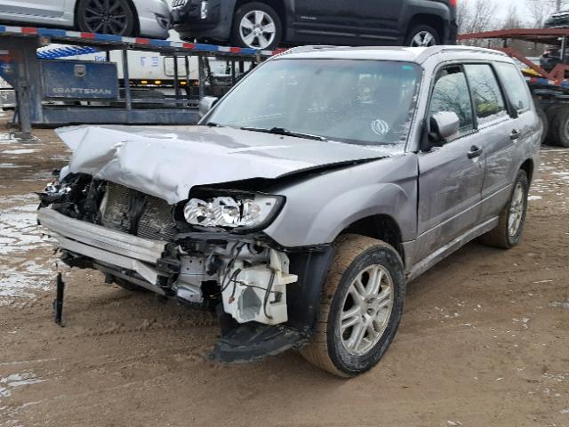 JF1SG66638H725999 - 2008 SUBARU FORESTER S SILVER photo 2