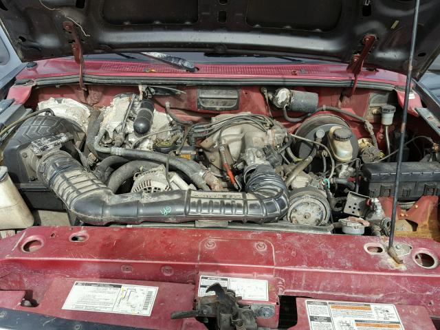 1FTCR10A7TUD59876 - 1996 FORD RANGER TWO TONE photo 7