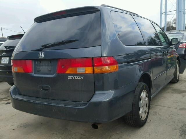 5FNRL18604B114519 - 2004 HONDA ODYSSEY EX GRAY photo 4