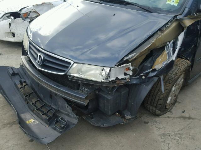 5FNRL18604B114519 - 2004 HONDA ODYSSEY EX GRAY photo 9