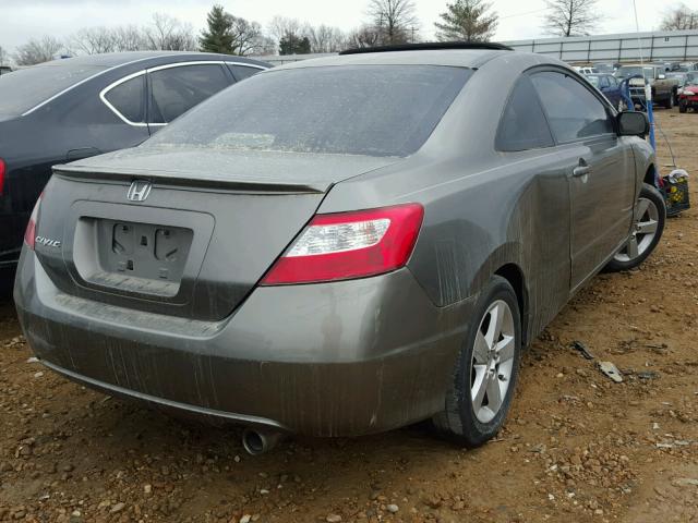 2HGFG12838H578164 - 2008 HONDA CIVIC EX GRAY photo 4