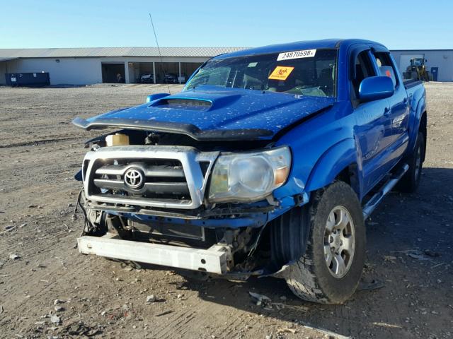 5TELU42N98Z487969 - 2008 TOYOTA TACOMA DOU BLUE photo 2