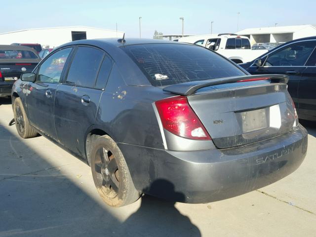 1G8AL55F07Z110598 - 2007 SATURN ION LEVEL GRAY photo 3