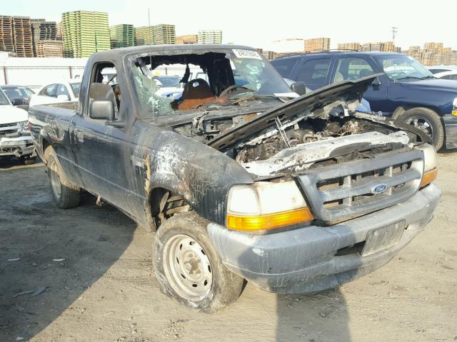 1FTYR10C5YPA53045 - 2000 FORD RANGER BLACK photo 1