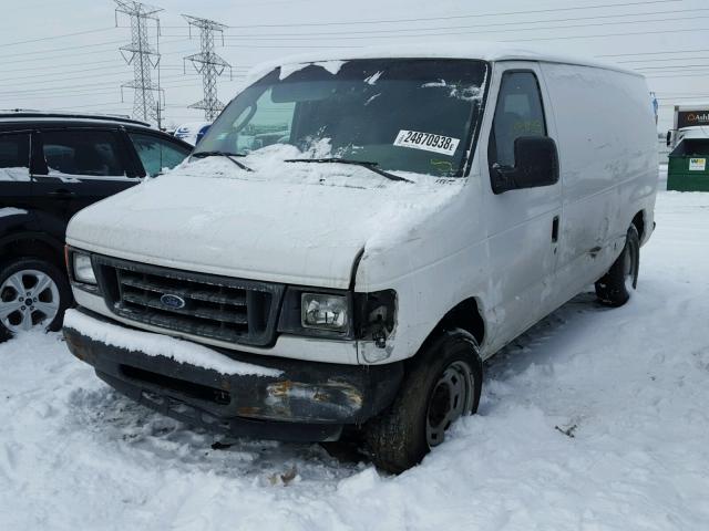 1FTRE14W66HA01838 - 2006 FORD ECONOLINE WHITE photo 2