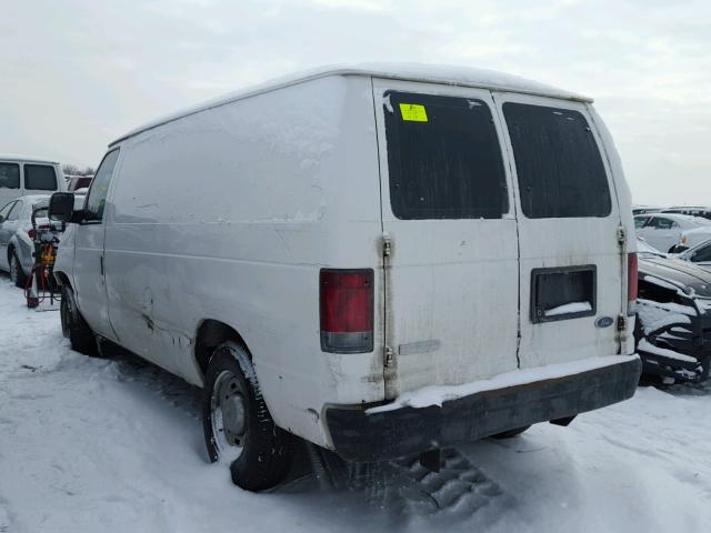 1FTRE14W66HA01838 - 2006 FORD ECONOLINE WHITE photo 3