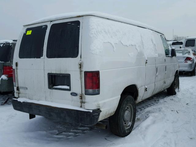 1FTRE14W66HA01838 - 2006 FORD ECONOLINE WHITE photo 4