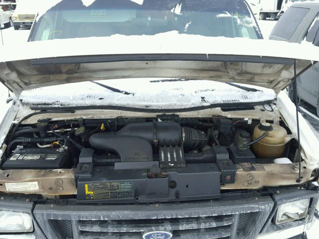 1FTRE14W66HA01838 - 2006 FORD ECONOLINE WHITE photo 7