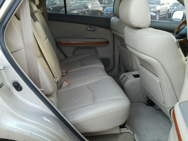 JTJHA31U640056885 - 2004 LEXUS RX 330 TAN photo 6