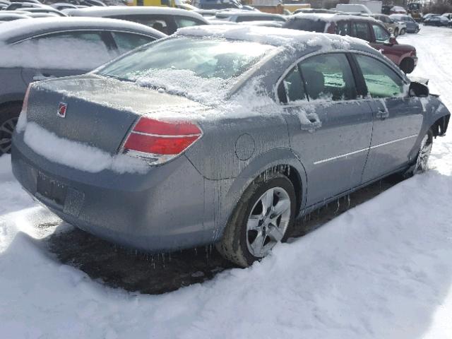 1G8ZS57N98F282335 - 2008 SATURN AURA XE GRAY photo 4