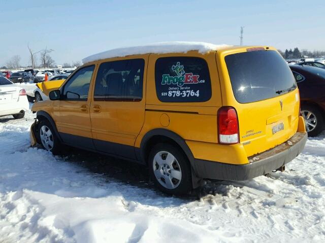 1GMDV03W67D191781 - 2007 PONTIAC MONTANA SV YELLOW photo 3