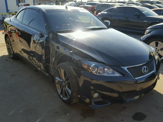 JTHFE2C29D2509260 - 2013 LEXUS IS 350 BLACK photo 1