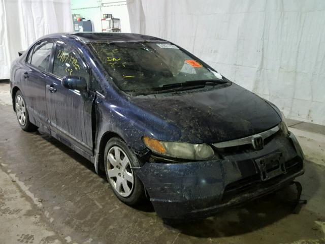 2HGFA16546H518909 - 2006 HONDA CIVIC LX BLUE photo 1