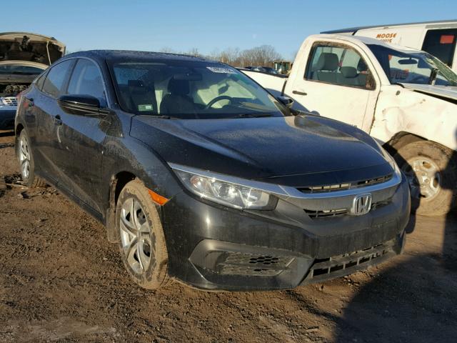 19XFC2F54GE005168 - 2016 HONDA CIVIC LX BLACK photo 1