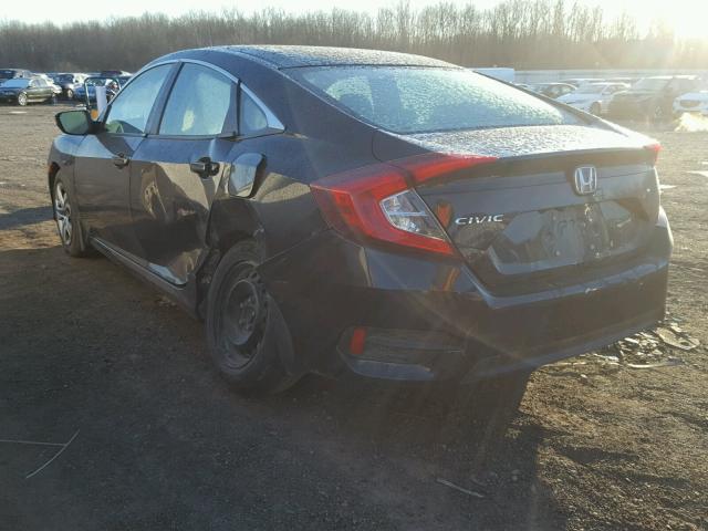 19XFC2F54GE005168 - 2016 HONDA CIVIC LX BLACK photo 3