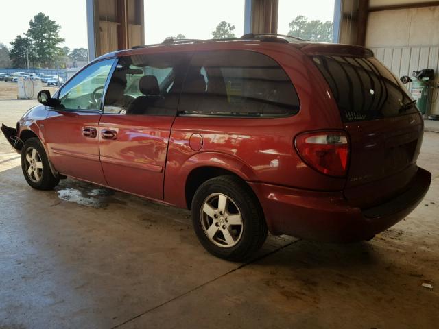 2D4GP44L47R203921 - 2007 DODGE GRAND CARA RED photo 3