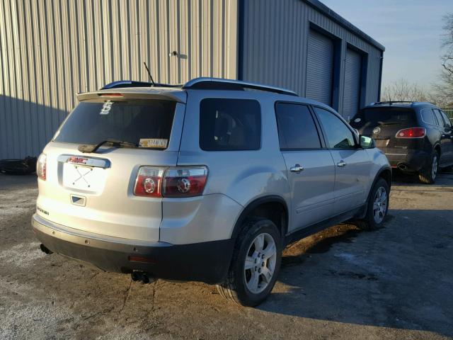 1GKER13D89J210566 - 2009 GMC ACADIA SLE SILVER photo 4