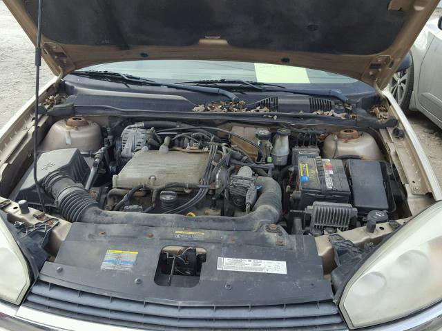 1G1ZT52875F256227 - 2005 CHEVROLET MALIBU LS TAN photo 7