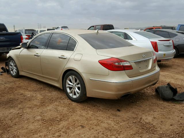 KMHGC4DD6CU193208 - 2012 HYUNDAI GENESIS 3. GOLD photo 3