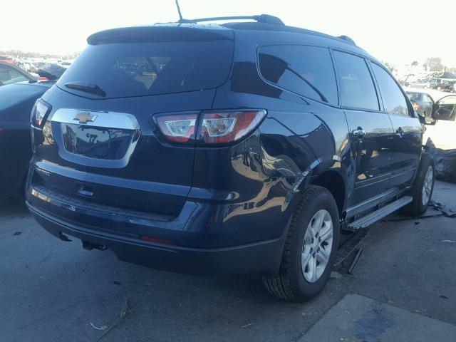 1GNKRFKD3HJ238004 - 2017 CHEVROLET TRAVERSE L BLUE photo 4