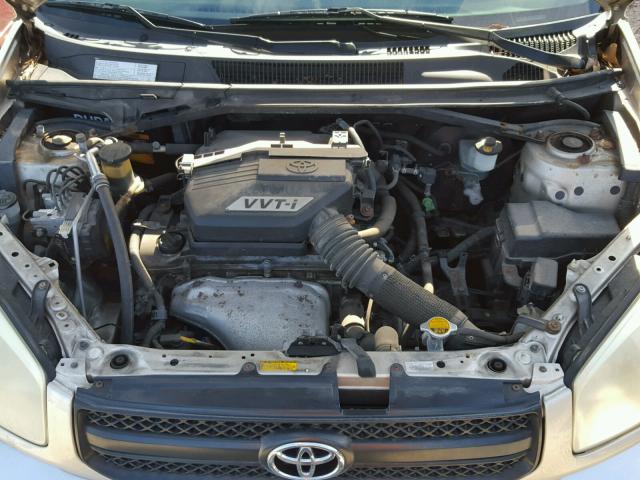 JTEHD20V940022904 - 2004 TOYOTA RAV4 GOLD photo 7