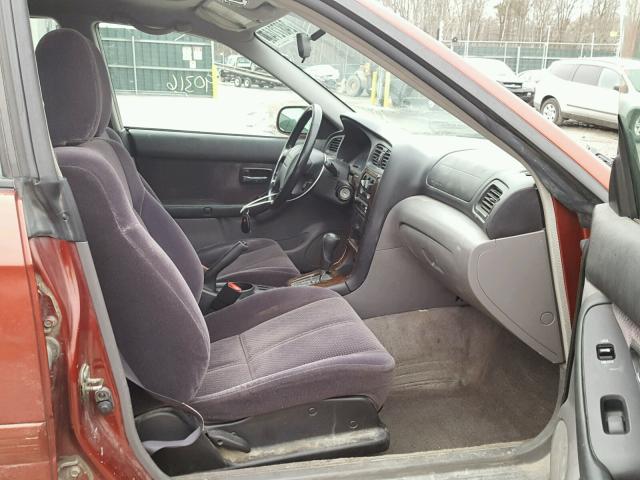 4S3BH635237303093 - 2003 SUBARU LEGACY L BURGUNDY photo 5