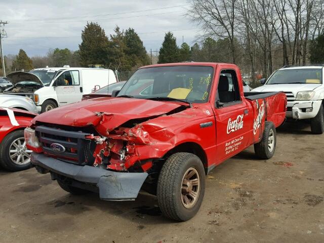 1FTKR1AE8APA72443 - 2010 FORD RANGER RED photo 2