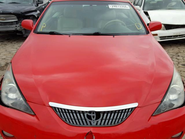 4T1FA38P56U090995 - 2006 TOYOTA CAMRY SOLA RED photo 7