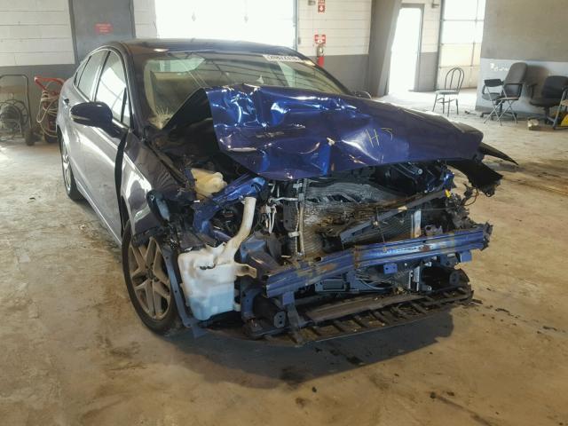 3FA6P0H76DR256680 - 2013 FORD FUSION SE BLUE photo 1