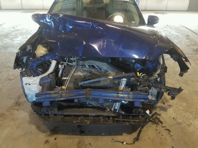 3FA6P0H76DR256680 - 2013 FORD FUSION SE BLUE photo 7