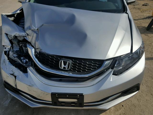 19XFB2F50EE044422 - 2014 HONDA CIVIC LX SILVER photo 7