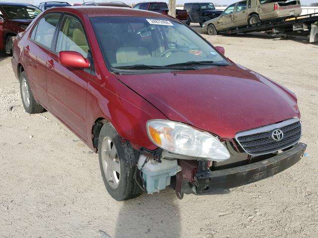 1NXBR32E16Z657752 - 2006 TOYOTA COROLLA CE RED photo 1