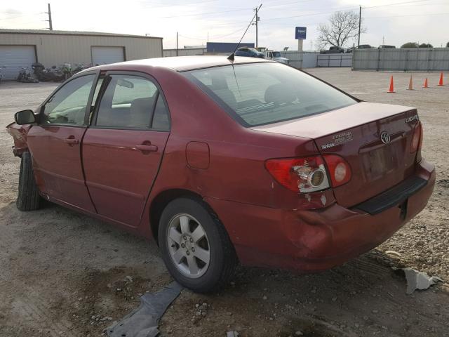 1NXBR32E16Z657752 - 2006 TOYOTA COROLLA CE RED photo 3