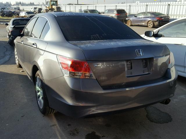 1HGCP26799A048548 - 2009 HONDA ACCORD EX GRAY photo 3