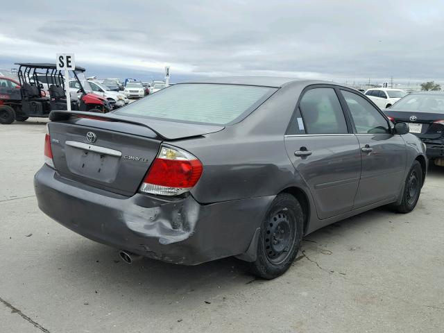 4T1BE32K06U680098 - 2006 TOYOTA CAMRY LE CHARCOAL photo 4