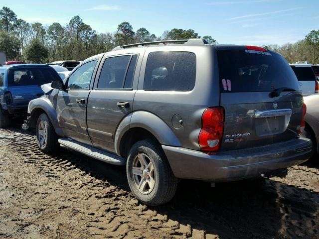 1D4HB48D34F192225 - 2004 DODGE DURANGO SL GRAY photo 3