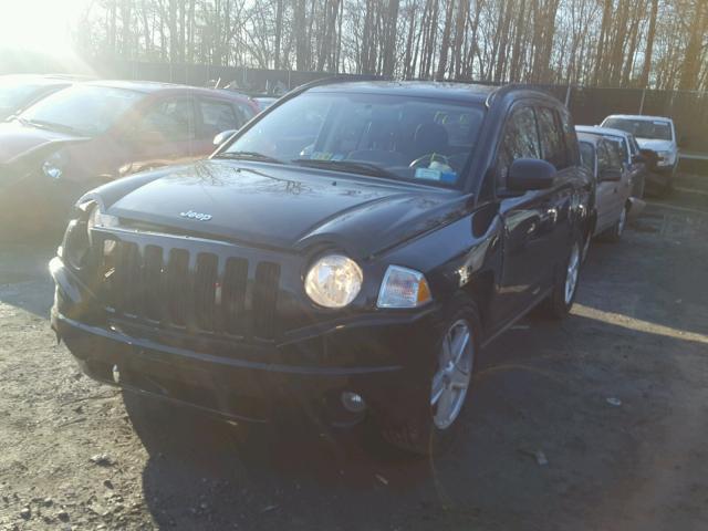 1J8FF47W97D596733 - 2007 JEEP COMPASS BLACK photo 2