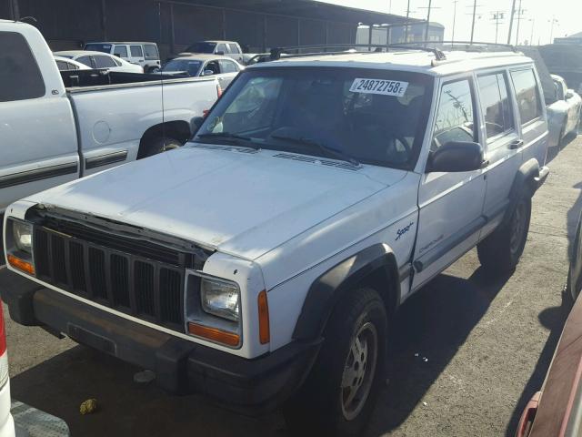 1J4FT68S4VL512371 - 1997 JEEP CHEROKEE S WHITE photo 2