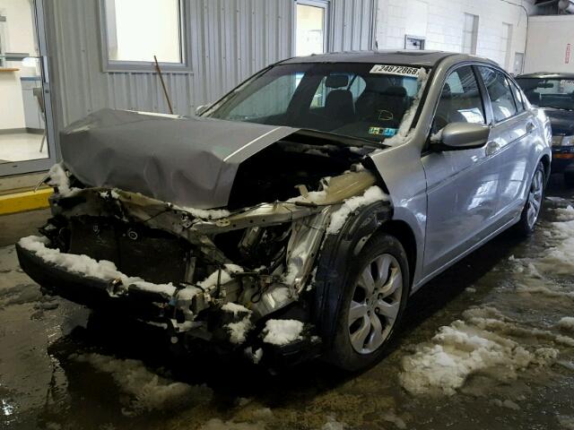 1HGCP26889A094994 - 2009 HONDA ACCORD EXL SILVER photo 2