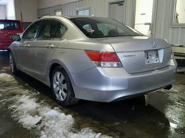 1HGCP26889A094994 - 2009 HONDA ACCORD EXL SILVER photo 3