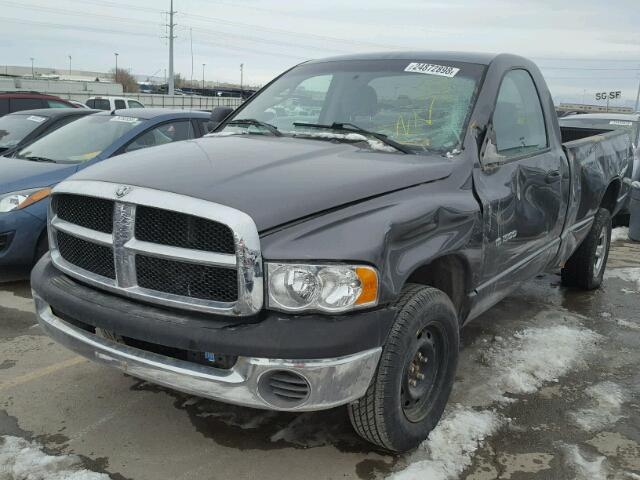 1D7HU16D23J639444 - 2003 DODGE RAM 1500 S GRAY photo 2