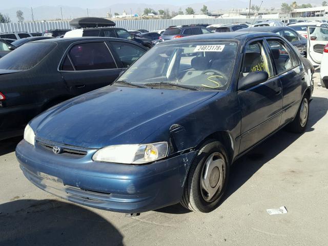 1NXBR12E0XZ151576 - 1999 TOYOTA COROLLA VE TURQUOISE photo 2