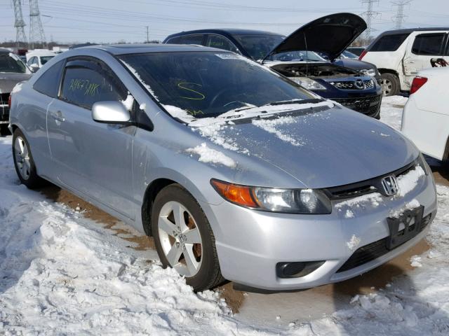 2HGFG11888H545677 - 2008 HONDA CIVIC EX SILVER photo 1