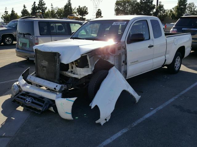 5TETX22N69Z665222 - 2009 TOYOTA TACOMA ACC WHITE photo 2