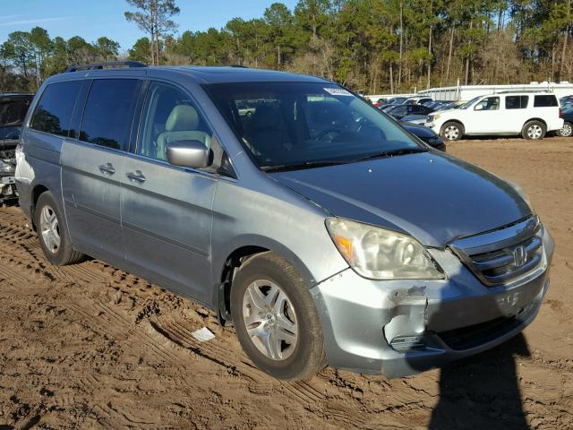 5FNRL38726B000609 - 2006 HONDA ODYSSEY EX GRAY photo 1