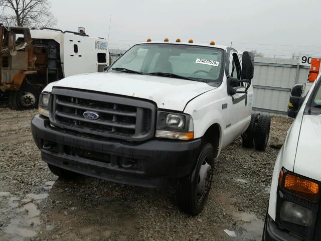 1FDXX46P04EC07109 - 2004 FORD F450 SUPER WHITE photo 2