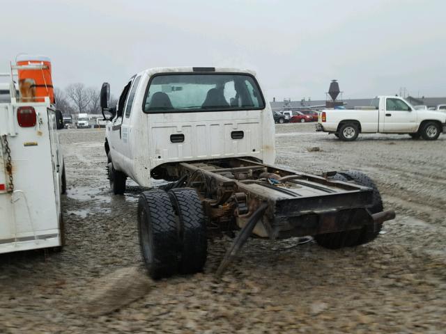 1FDXX46P04EC07109 - 2004 FORD F450 SUPER WHITE photo 3