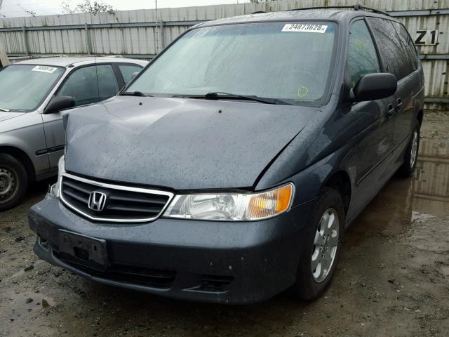 5FNRL18523B143364 - 2003 HONDA ODYSSEY LX BLUE photo 2