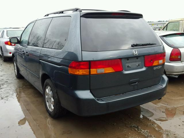 5FNRL18523B143364 - 2003 HONDA ODYSSEY LX BLUE photo 3