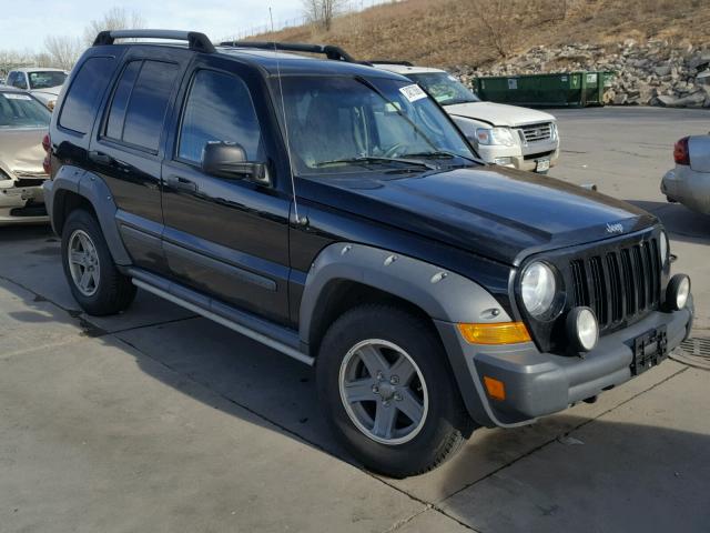 1J4GL38K26W147658 - 2006 JEEP LIBERTY RE BLACK photo 1